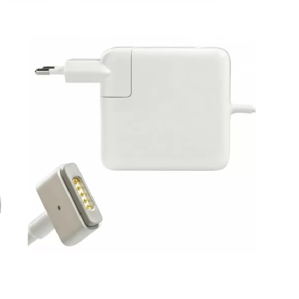 60W Magsafe 2 T Shape Macbook Replacement Charger - White