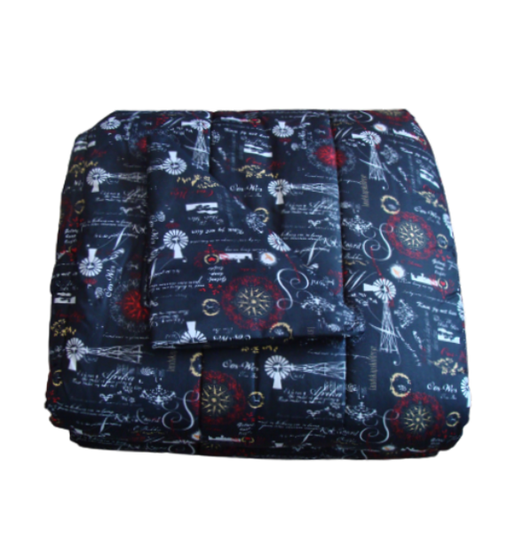 Queen to King Size 5 Piece Comforter Set