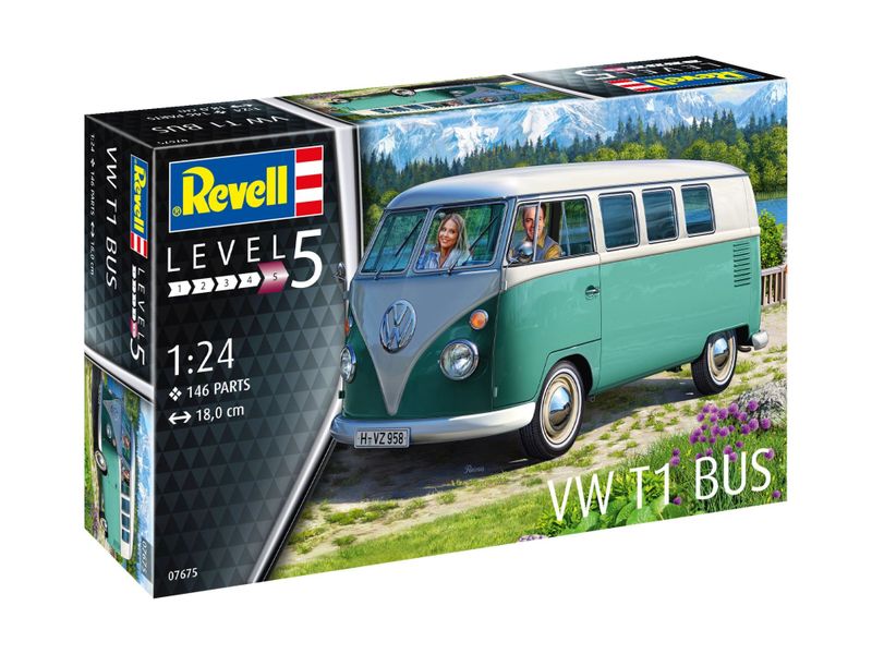 Revell 1/24 VW T1 Bus Plastic Model Kit