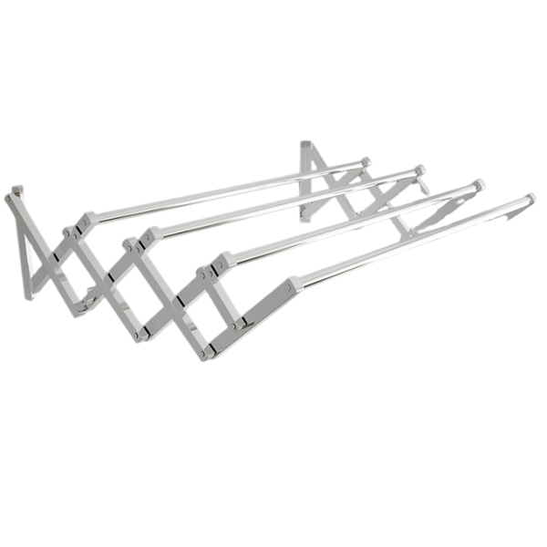 Foldable Clothes Drying Rack Wall Mounted Telescopic Clothes Hanger Balcony
