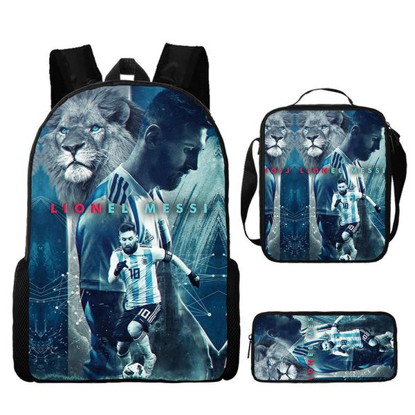 Lunch Box &amp; Pencil Case Messi image