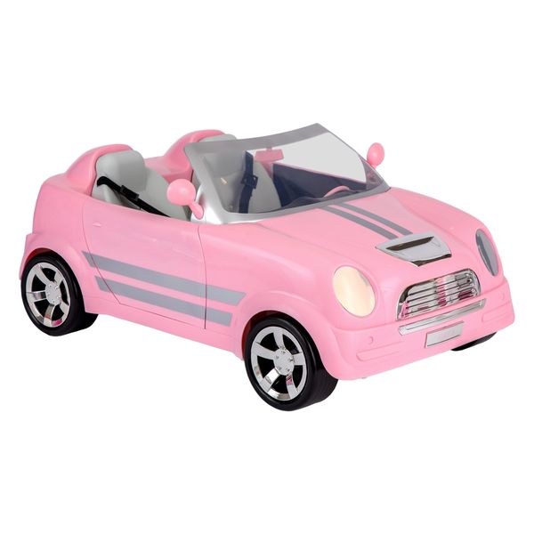 DesignaFriend Convertible Car for 18inch/46cm Doll - 48.5cm Long