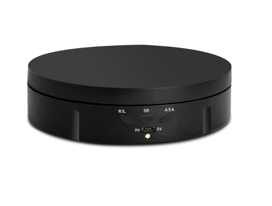 Rotating Display Stand Turntable With Remote - Mirror Surface Spinning Stand For Product Shows