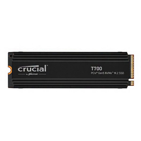 Crucial T700 2TB M.2 NVMe Gen5 with Heatsink NAND SSD