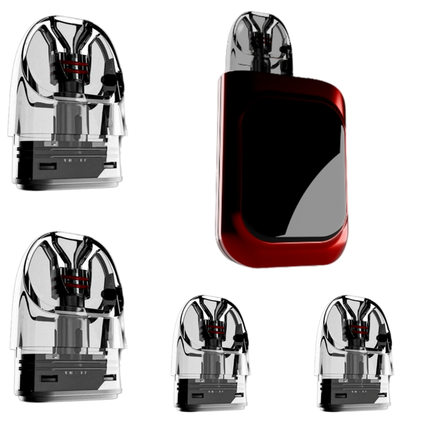 Smart POD System with Pack of 4 Pods 0.8ohm - Red