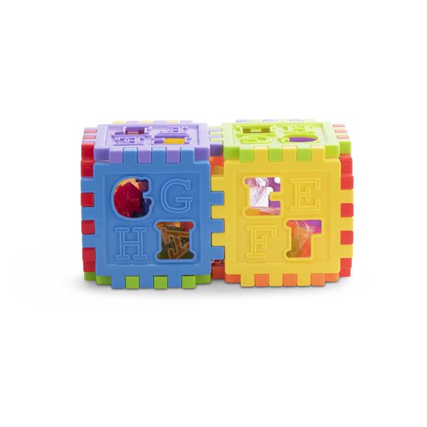 Growing Minds - Letter Sorter - Retro Toy - Puzzle Block - Assorted Colours