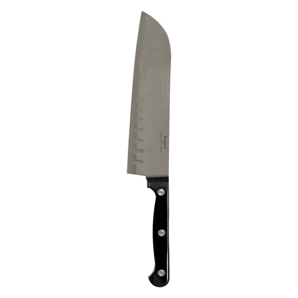 Regent Kitchen Santoku Knife with Bakelite Handle and 3 Rivets, 290mm