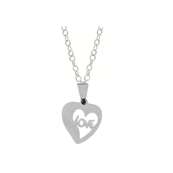 Women's Heart Shaped Love Pendant Necklace