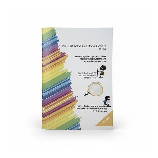 10 Pack of Pre-Cut Adhesive Book Covers