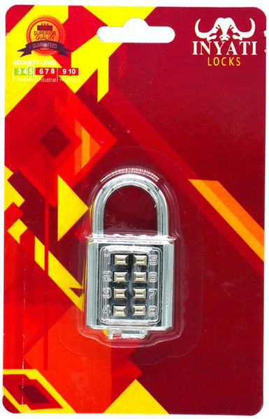 Inyati Combination Padlock 35mm Pre-Set