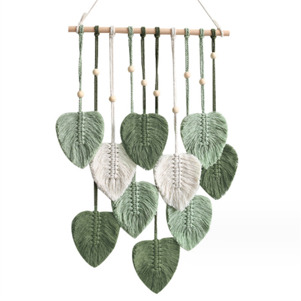 Feather Wall Hanging Decor, Handmade Art Tapestry For Nursery Bedroom