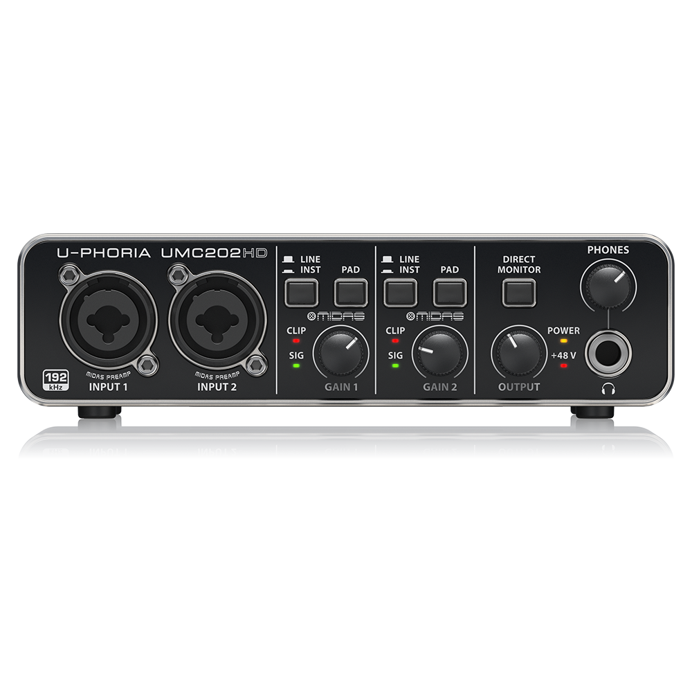 Behringer U-Phoria UMC202HD USB Audio Interface | Shop Today. Get