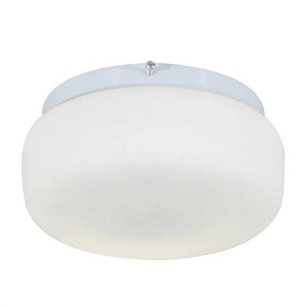 Eurolux - Cheese Fitting Round Opal Glass 200mm - 2 Pack