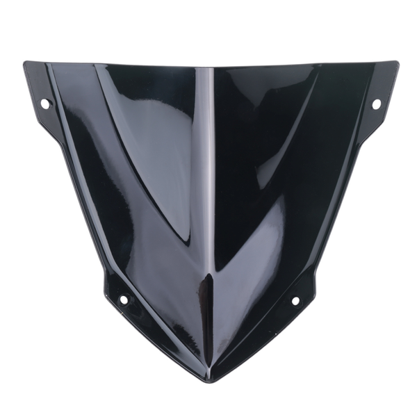 Motorcycle Windscreen Windshield Deflector with Bracket Black