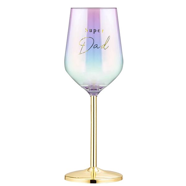 Rainbow Shade Crystal Champagne, Wine Glasses - 450ml
