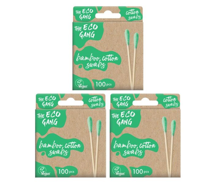 The Eco Gang Bamboo Ear Buds - Aloe Vera (300 Pieces)