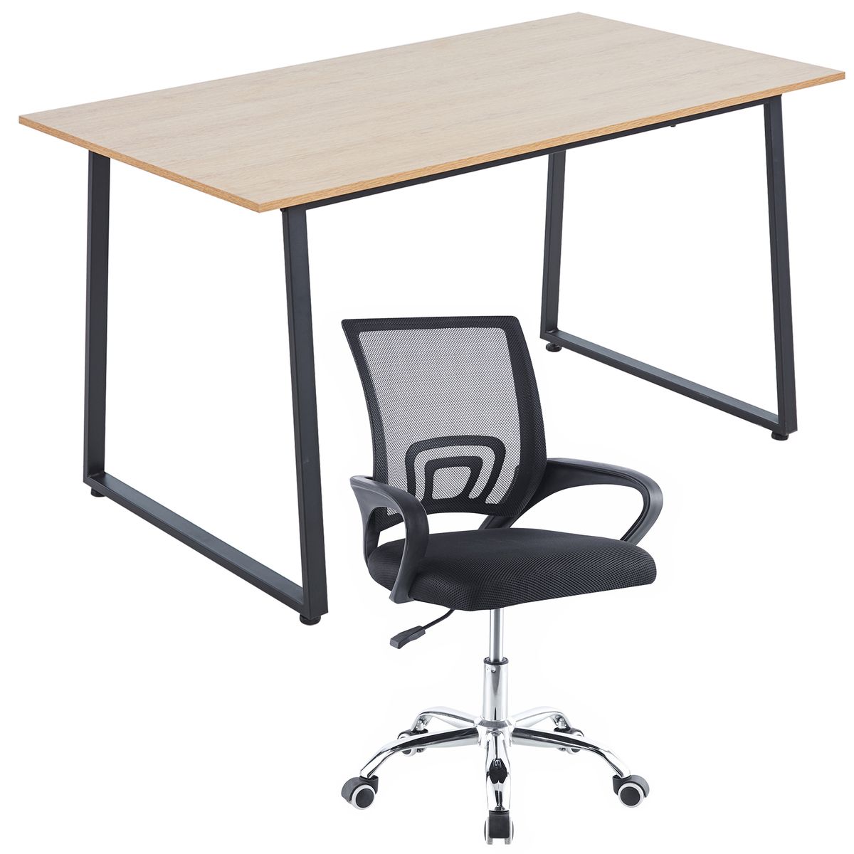 150cm Large Work Study Desk Ergonomic Chair Workstation | Shop Today ...