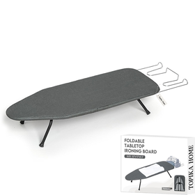 Topika - Tabletop Ironing Board Foldable with Iron Rest, Non-Slip