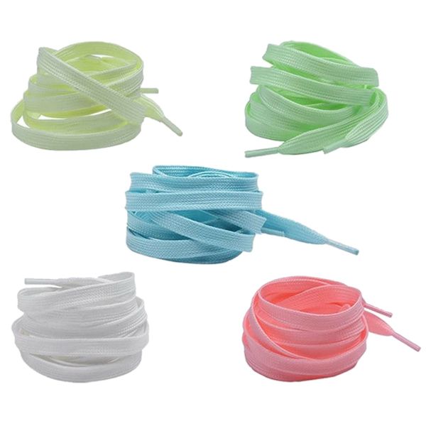 PG's Flat Shoelaces Glow in the Dark Fun Shoe Laces 140cm Value Pack