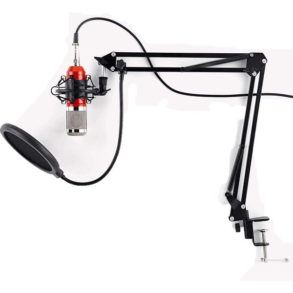 Lane BAM 800 Studio Condenser Mic Kit (Red)