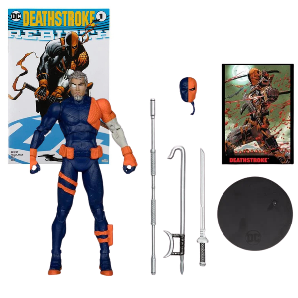 DC Direct 7-Inch WV6 Deathstroke Rebirth Figure with Comic