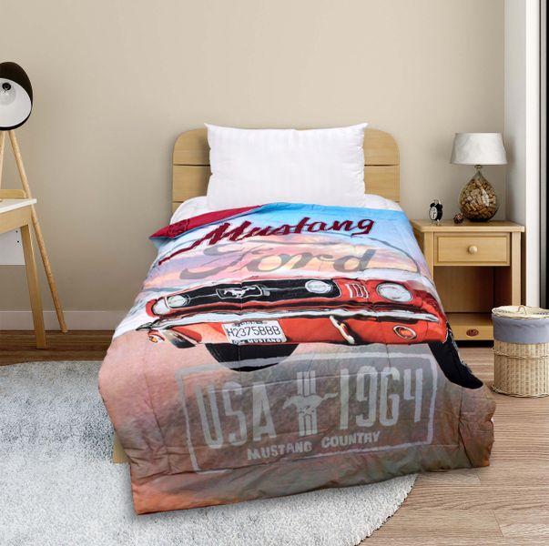 MUSTANG - Kids Single Bed Polyester Filled Cotton Comforter | AW
