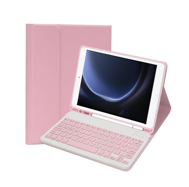 Wireless Bluetooth Keyboard Case Compatible with Samsung S9FE - Pink