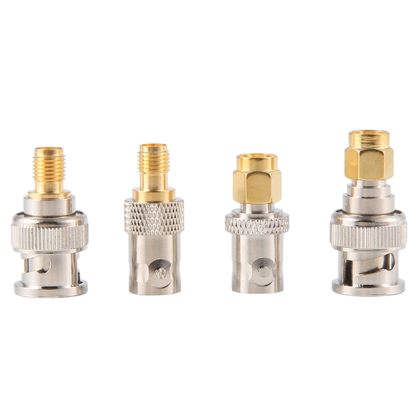 4Pcs Bnc To Sma Type Male Female Rf Connector Adapter Test Converter
