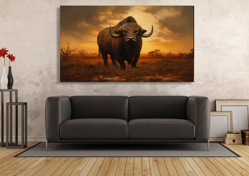 Canvas Wall ArtBuffalo Dusks Guardian - IM1106