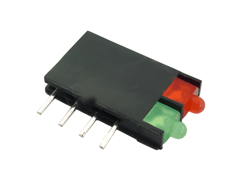 L-4060VH/1I1GD 1.8mm Bi-Level Right Angled LED - Green &amp; Super Bright Red