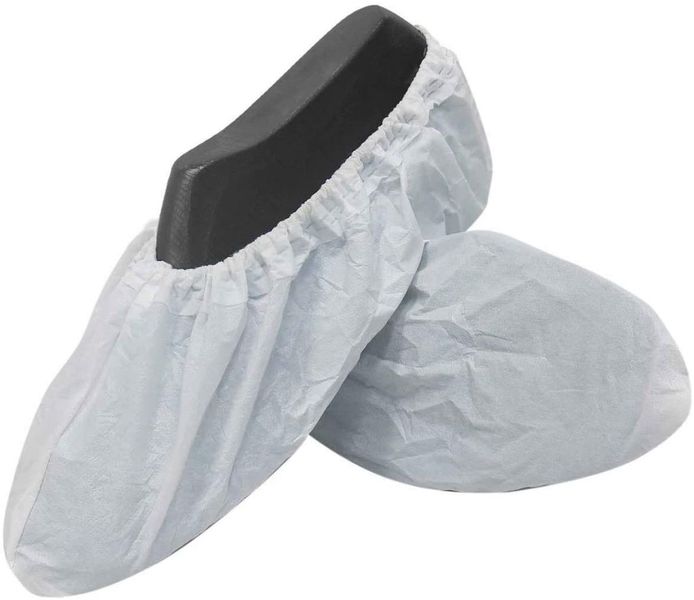 Pack of 100 -Disposable Non Wovan OverShoes White