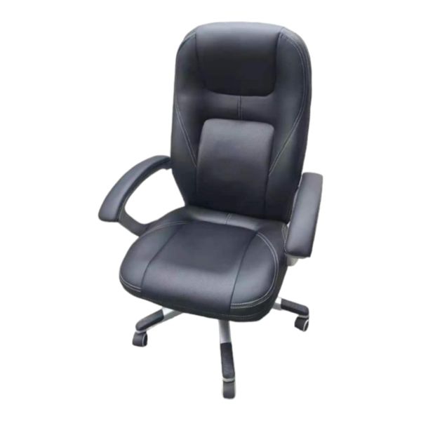 Smte - Office Chair Ergonomic Desk Chair Swivel- Black