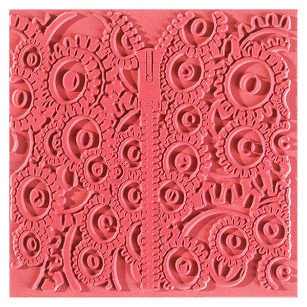 Cernit Texture PlatePlate - 9x9cm - Mechanics