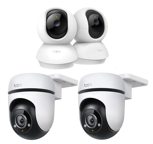 TP-Link TAPO C500 (Dual-Pack) + Tapo C200P2 Security Wi-Fi Cameras