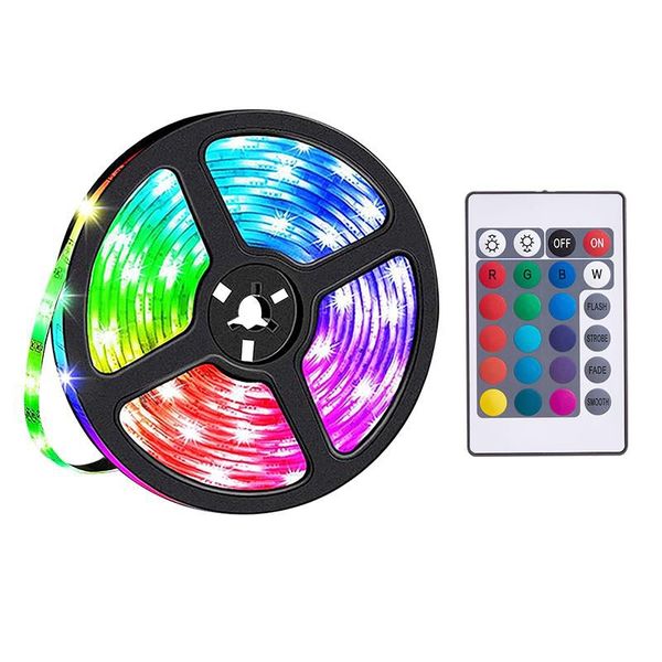RGB Led Light Strip 4m With 24 Remote Control Key-Hoco-Dl30