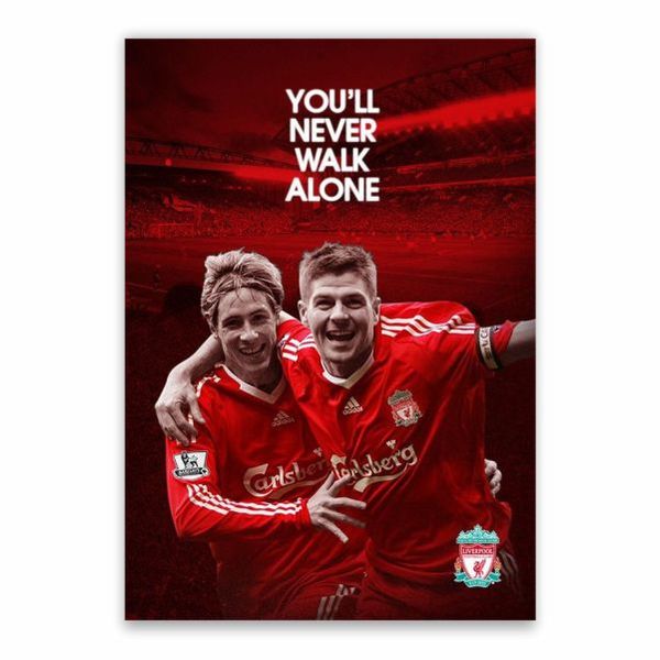 Gerrard and Torres YNWA Poster - A1
