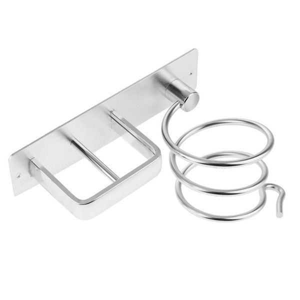 Saving Hair Dryer Holder-Silver image