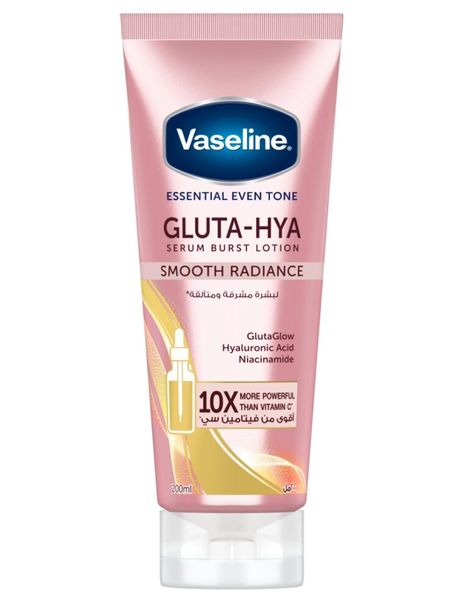 Vaseline Essential Tone Smooth Radiance Gluta-Hya Serum Burst UV Lotion