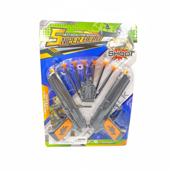 Sniper Hero Toy Gun Set with Foam Projectiles for Creative Play