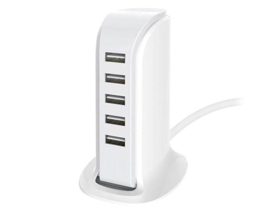 5 Port USB Adapter 20W 4A Travel Wall Rapid Charger Station Hub Shop   S Zoom.file