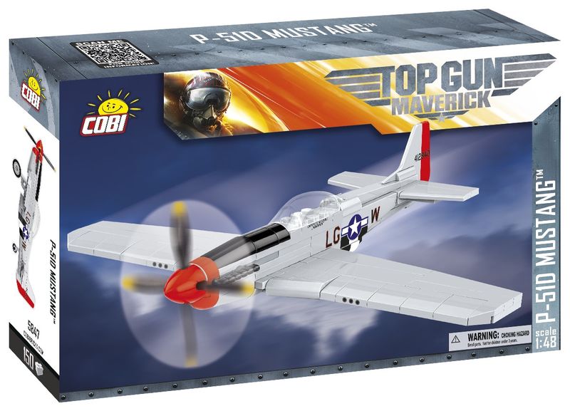 Top Gun Mustang P-51D Airplane Construction Model