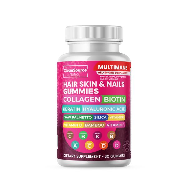 Hair, Skin &amp; Nails Gummies - Complete Beauty Support - 30 Gummies
