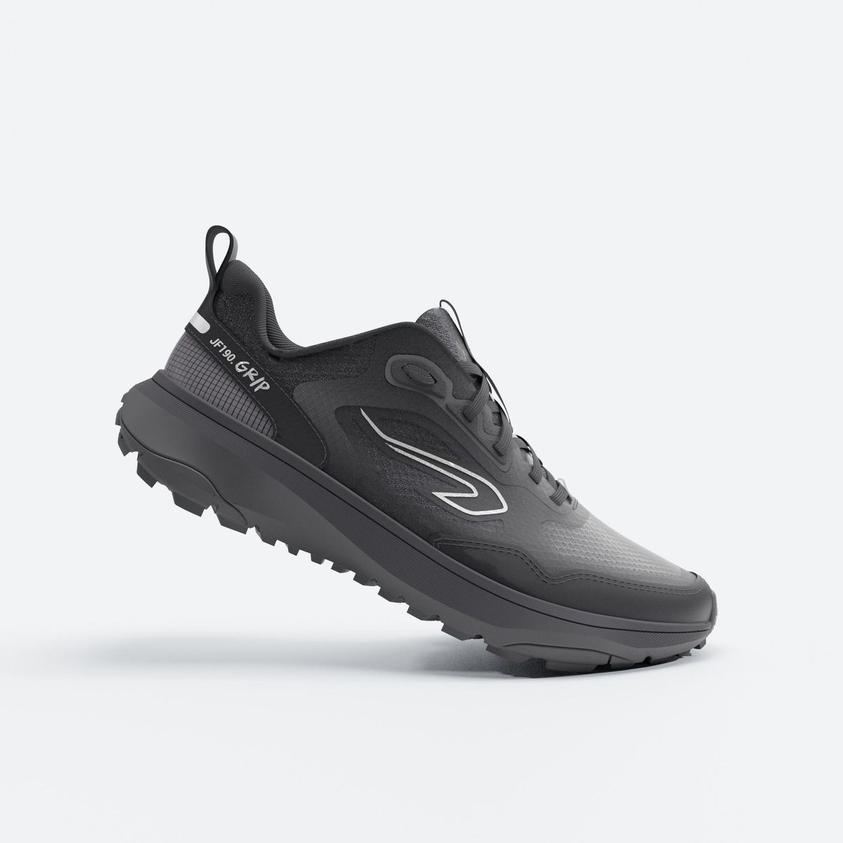 Kiprun Men's Running & Trail Running JF 190 Grip - Full Black