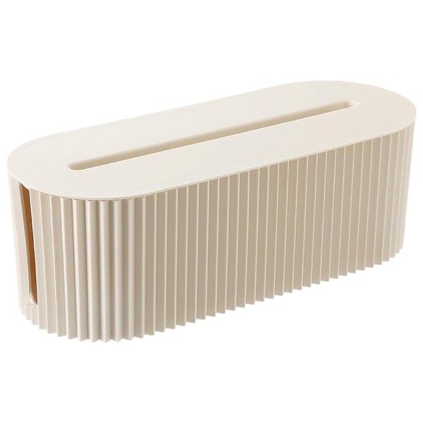 Minimalist Cable Organiser With Ventilation Design and Heat-Resistance - White