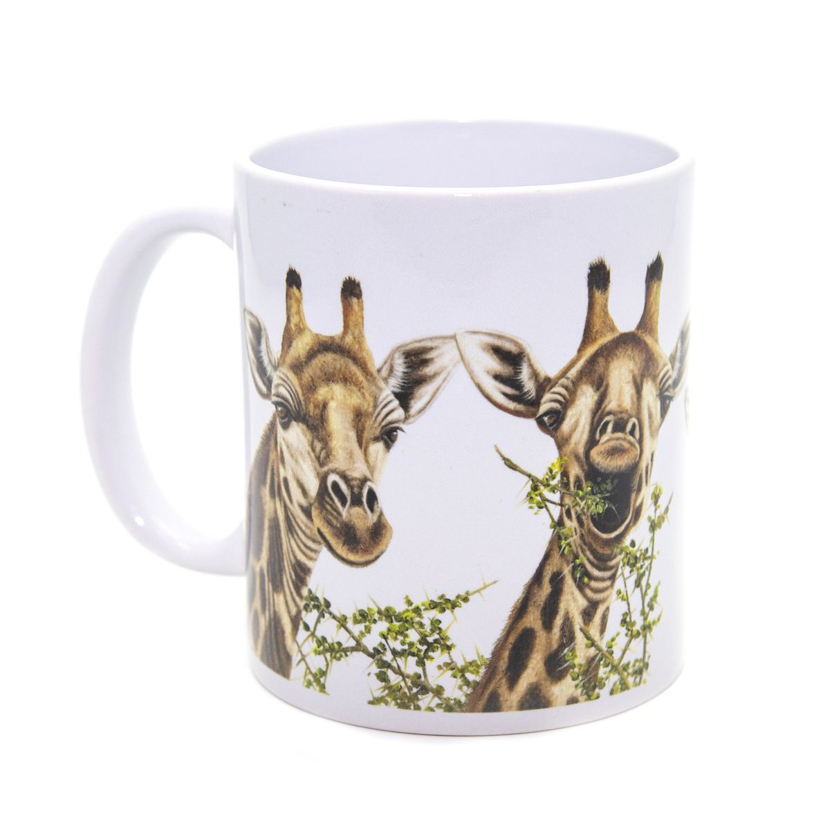 Ithambo African Safari Wildlife -The 4 of Us Giraffe - Ceramic Coffee ...