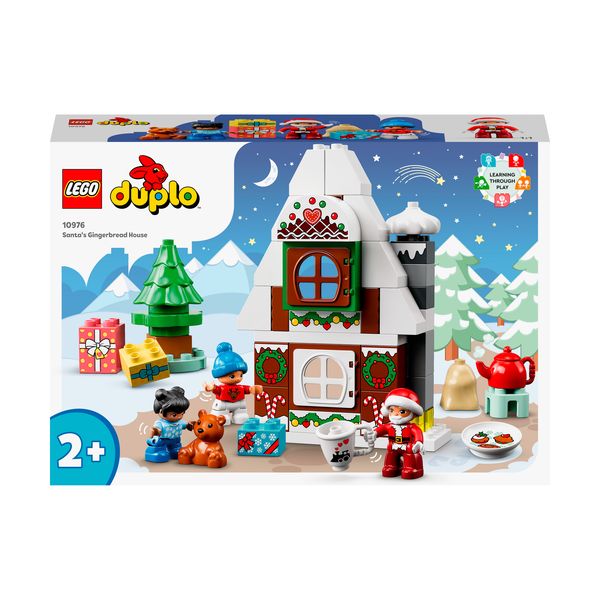 LEGO® DUPLO® Santa's Gingerbread House 10976 Building Toy Set; Educational Toys for Toddlers (50 Pieces)