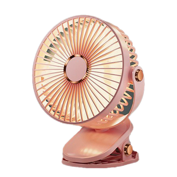 Portable Led Camping Fan With Night Light Usb Pink