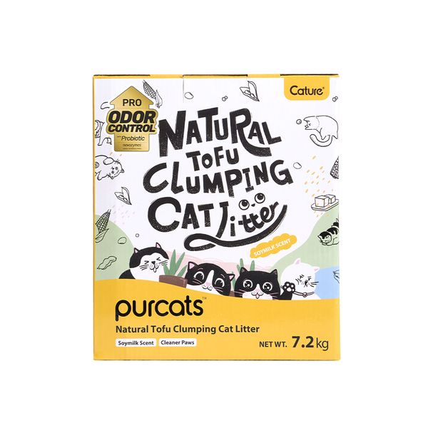 CATURE Tofu Clumping Cat Litter Soymilk Scent 18L/7.2Kg
