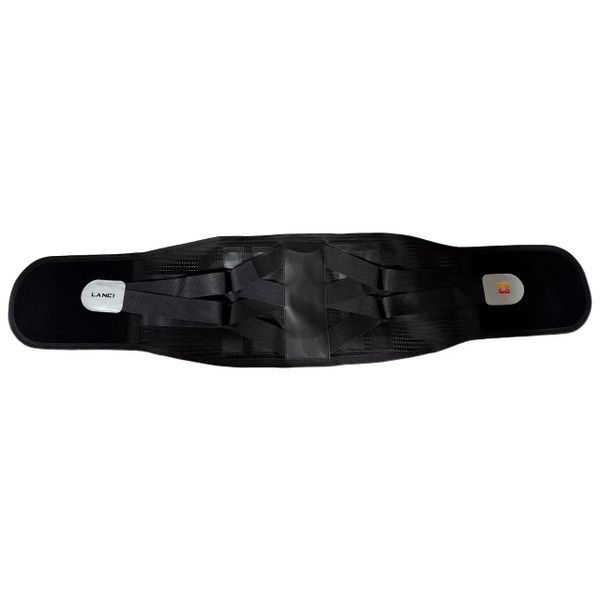 Adjustable Breathable Back Lumbar Support - Black