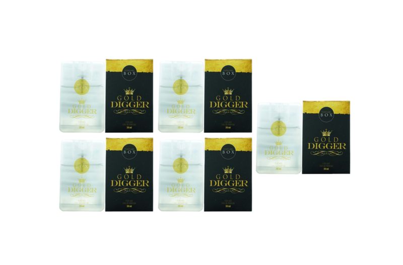Perfume Box Gold Digger For Her Perfume Pocket size Set of 5s